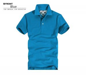 China Short sleeve T-shirt summer Men's Polo shirt cotton lapel on sale 