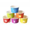 China Refrigerable ODM 5.5Oz Compostable Paper Cups With Lids And Spoons wholesale