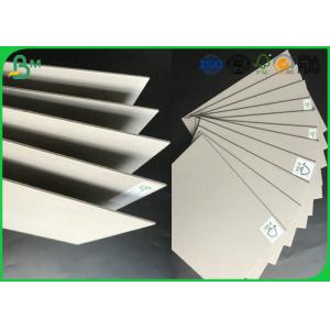 China Strong Stiffness Recycled Mixed Pulp 1.5mm - 2.5mm Laminated Grey Board For Folder Book Binding supplier