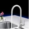 China Brushed SUS 304 Goose Neck Stainless Steel Faucet wholesale