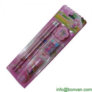 China New fashion Korean cartoon style Mechanical pencil stationery set supplier