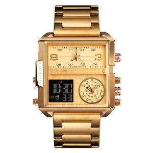 China New Design 1584 Dual Movement Wrist Multifunction Analog Digital Sports Watches supplier