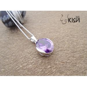 China New fashion cute 925 sterling silver pendant with purple zircon W-VB892 supplier