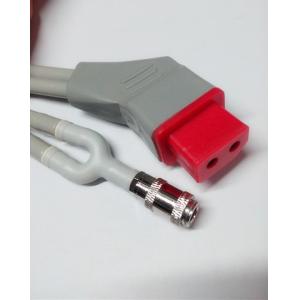 China ISO13485 Approved Nibp Cuff Connectors 2.5M Tube Red Plastic Connector supplier