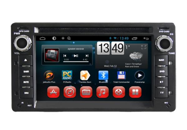 Система навигации андроида 4,1 DVD цифров с СИНХРОНИЗАЦИЕЙ BT GPS/DVD-плеер multi-средств