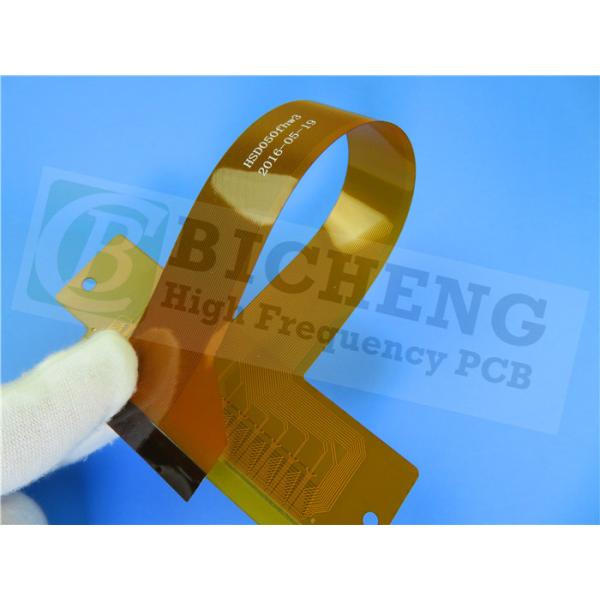 China SF201 Polyimide PCB flexível de 1 camada 1mil FPC construído em película de poliimida com estrutura de camada dupla supplier