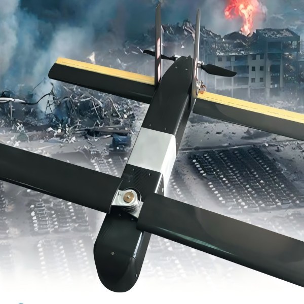 Portable Industrial Drone 1.2m Wingspan 35 min Time Spent Aloft and 120km/h Maximum Flying Speed for Single Person Operation