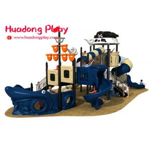 China Small Pirates Ship Theme Children ' S Outdoor Playground Equipment For Kids supplier