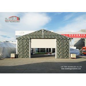 Sliding Door Aluminum Frame Helicopter Hangar , Temporary Private Jet Hangar