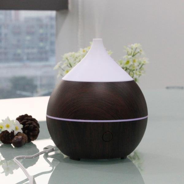 Bluetooth Speaker Ultrasonic 200ml Wood Grain Aroma Diffuser