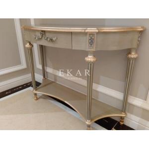 China Art deco console table mirrored console table antique apricot console table FH-108 supplier