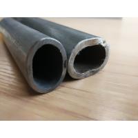 China 180# Stainless Steel Tube Not Perforated , Oval Grooved Tubes 800G Mirror Finish on sale