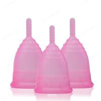 China Soft Menstrual Cup Flexible Sensitive Cup Wear For 12 Hours on sale