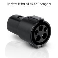 China 60A Electric Vehicle Supercharger Adaptor AC Connector Type1 To Tesla EV Car Adapter J1772 To TPC on sale