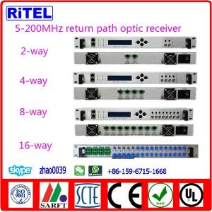 China 5~200MHz Indoor Return Path Optic Receiver OR2002R/2004R/2008R/2016R for DOCSIS3.0/3.1 cable modem supplier