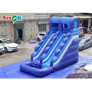 Amazing Fun Tarpaulin Inflatable Water Slide With Pool Bounce Slide Inflatable Water Slides For Kids