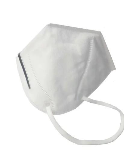 95% Filter Efficiency KN95 Face Mask KN95 Medical Mask Earloop Type White Color