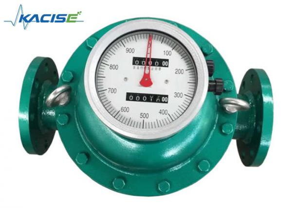 High Viscosity Liquild Turbine Flow Meter Oval Gear Type With Digital Display