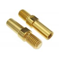China 12 mm Titanium Shaft Pin Fastener Thread M6 for Auto Spare Parts Golden Oxide Finish on sale