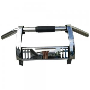 China Easy Installation Pickup Bull Bar , Nudge Bar Grille Guard With Skid Plate supplier