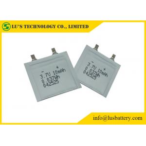 LP042525 3.7V 10mah Rechargeable Lithium Polymer Battery LP042525 ultra thin lithium polymer batteries 3.7v 10mah batter