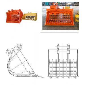 Large Volume Hot Sale Excavator Skeleton Bucket For Mini Excavator PC30, CAT306, CAT308, Etc