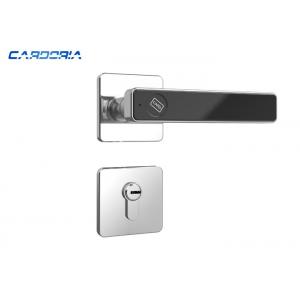 Zinc Alloy Panel Hotel Door Locks , Rfid Card Hotel Lock With Easy Management Software