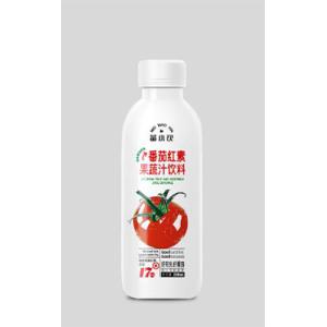 China Jus de fruits de tomate sans gras, flacon en pp, faible teneur en sodium, 3% d'énergie, glucides 12,4 g par 100 ml supplier