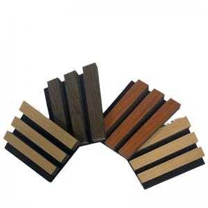 Custom Fireproof Acoustic Insulation Panel Flexible Wood Veneer Solid Wood Slat