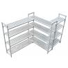 Durable Heavy Duty Plastic Shelving Vented / Slotted Angle Shelving Rust - Proof