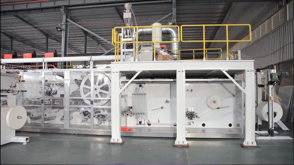 Siemens System 100T 300KW Baby Diaper Making Machine