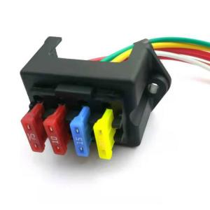 Standard Ato 12 Volt Inline Fuse Holder 4 Way 32V ATC 2 Input 4 Output