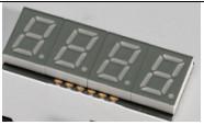 0.4 Inch SMD Seven Segment Display , 4 Digit 7 Segment Led with White Red Colour
