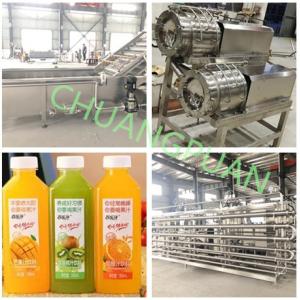 Electric Stainless Steel Mango Pulp Production Line Plc Controlled 500-2000Kg/H Capacity