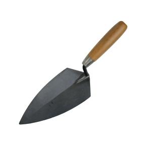 China ODM Supported Point Blade Plastering Bricklaying Trowel with Wooden Handle DIY Grade wholesale