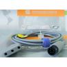 China Gray Color 3 Lead Ecg Monitor Cable Excellent Compatibility CE Ul Iso wholesale