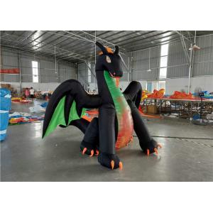 Oxford Cloth Inflatable Advertising Signs Dragon Blow Up Digimon Cartoon Character With LED Light