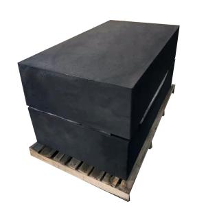 China Isostatic graphite block for EDM electric discharge machining with high strength supplier