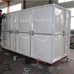 China High Pressed Fiberglass Water Tank , Non Leakage Ro Water Storage Tank supplier