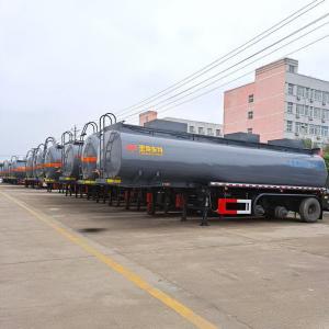 Liquid 4 Axle Tanker Trailer Air Suspension Oil Tanker Semi Trailer Wheelbase
