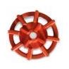 105MM Red Color Granite Diamond Cup Wheel , Diamond Grinding Disc For Concrete