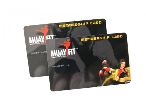 4C Offset Printing PVC Credit Card / Fitness Club Membership Cards