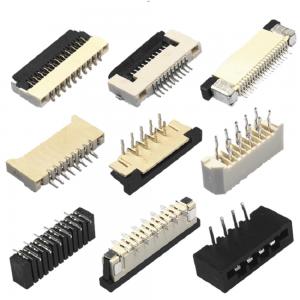 SMT ZIF DIP 40 Pin FFC Connector With 0.5mm 0.8mm 1.0mm Pitch