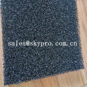 Air filter sponge sheet black polyurethane 20ppi foam sheet reticulated polyurethane filter foam