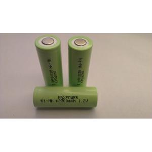 A2300 NIMH Rechargeable Batteries Cell  1.2V Battery Flat Top UL CE IEC