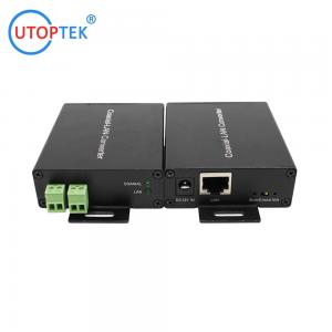 R-R-JT9-1TP2W Coaxial-LAN Converter EOC Converter IP over 2wire coaxial/twisted pair extender for CCTV IP camera