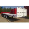 China 60 Tons Flatbed Container Trailer For Bulk Cargo Transport wholesale