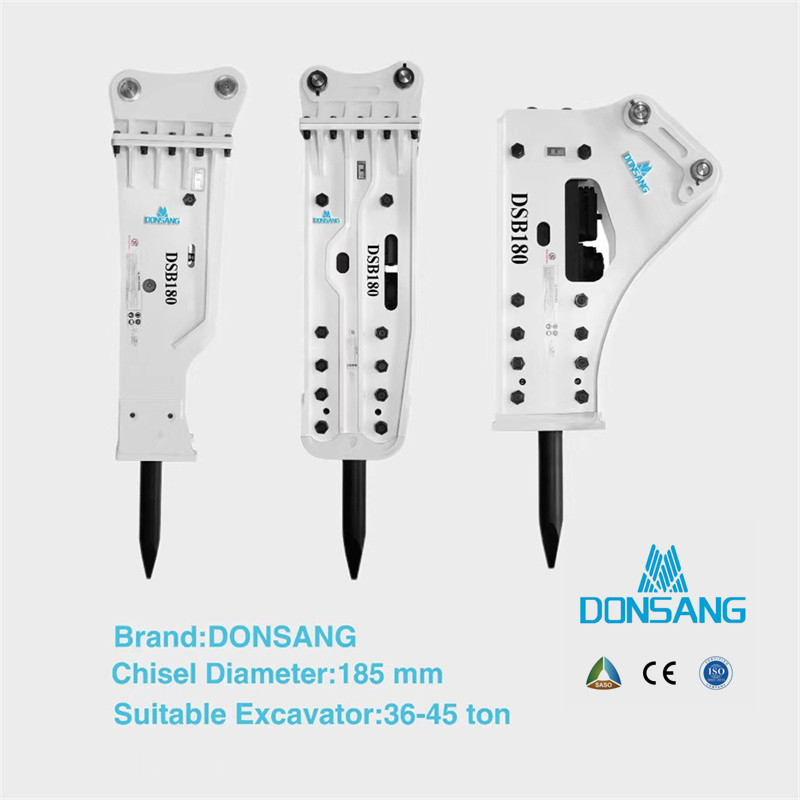 China Donsang 8 T excavadora rotadora hidráulica de roca de 85 mm chisel tipo de cima ancha rotadora hidráulica supplier