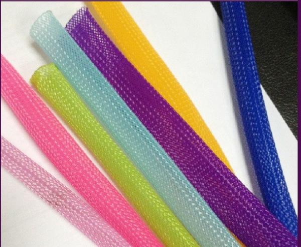 Non Flammable Flexo Pet Expandable Braided Cable Sleeving Wear Resistant Wire