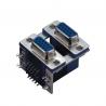 Female Male Db9 Connector Dual Row Right Angle D SUB FOR Communication